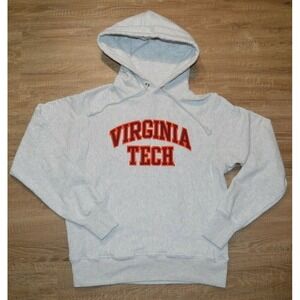 Champion Reverse Weave Hoodie Size Small‎ West Virginia Sweatshirt Vintage Gray